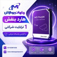 هارد دیسک اینترنال وسترن دیجیتال مدل بنفش ظرفیت 1TB شرکتی